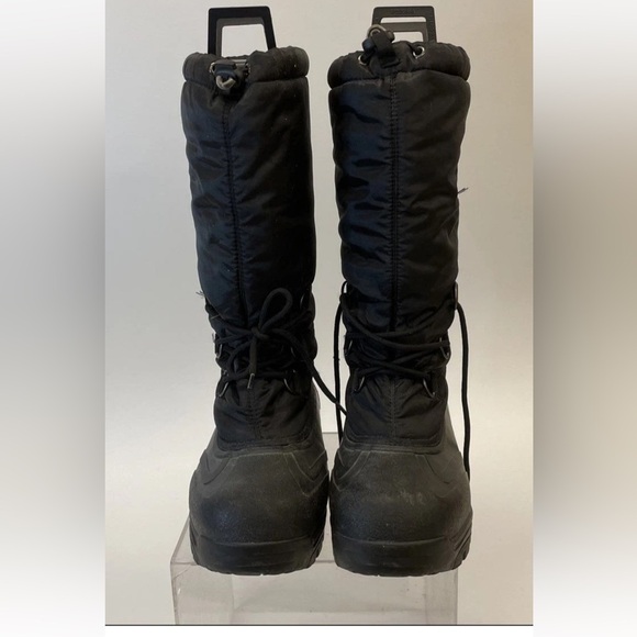 Sorel Black Insulated Snow Boots size 9 - Picture 2 of 7